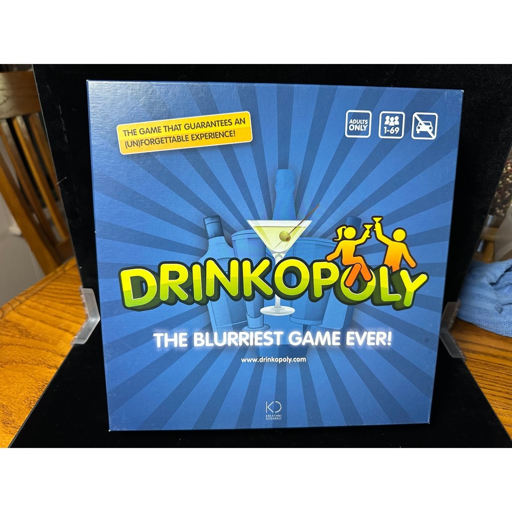 Drinkopoly The Blurriest Game Ever Adult Party Board Game Kreativni Dogadaji
